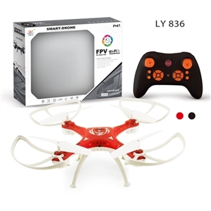 4.5 through 2.4 G of six axis gyroscope aircraft (with lights; Red/black two color, orange) - OBL752337