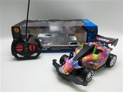 1:16四通遥控四驱车带灯光(喷涂) - OBL752582