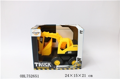 中号惯性工程挖土车 - OBL752651