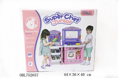 北美风豪华大餐台（含配餐台）（女孩版） - OBL752657