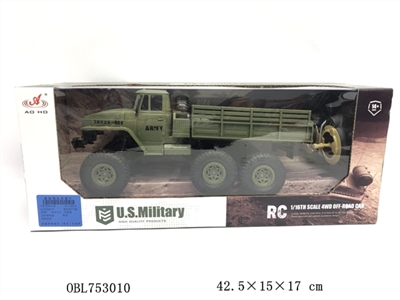 四通军事货车（包电）前进带灯光 - OBL753010