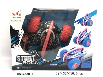 2.4G特技翻斗车（包电）灯光音乐 - OBL753011