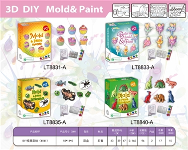 DIY ballet mould coloured drawing or pattern - OBL753097