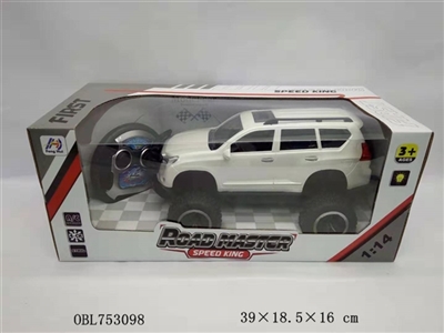 1：14丰田普拉多四通遥控越野赛车（带灯光） - OBL753098