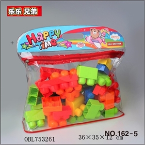 大卡头袋积木  多色混装数粒（40PCS) - OBL753261
