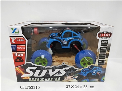 2.4G1:14越野攀爬甲虫卡通四驱车（6V）包电 - OBL753315