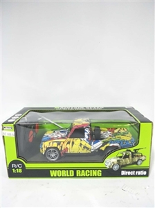 1:18皮卡2门涂鸦遥控车包电 - OBL753570