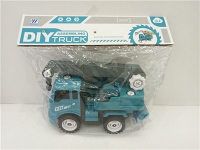 DIY吊车惯性拆装仿真工程车 - OBL753682