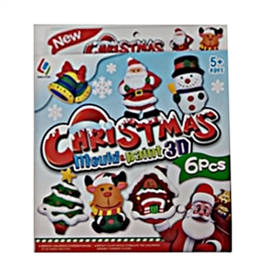 DIY gypsum coloured drawing or pattern - Christmas toys - OBL753870