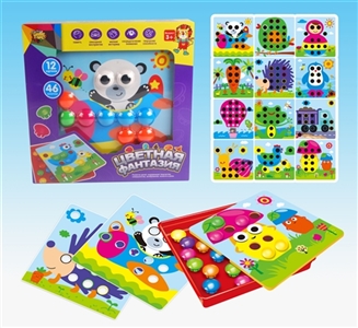 Russian mushrooms nails puzzle (including 12 card) - OBL754414