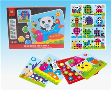 Russian mushrooms nails puzzle (including 12 card) - OBL754416