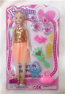 芭比娃娃+耳环 - OBL754476