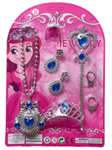 The angel necklace peach heart walking stick - OBL754478