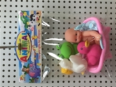 搪塑娃娃配浴池 - OBL754565