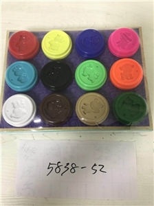 彩泥（12瓶装彩泥展示盒） - OBL754610
