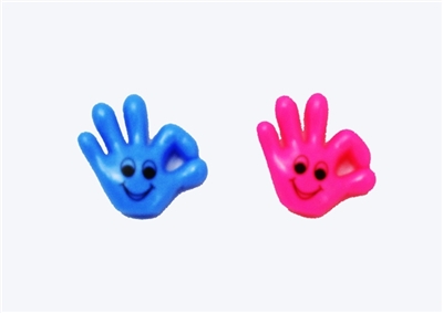 2 only ZhuangShi colour smiling face OK hand to whistle - OBL754702