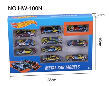 Slide eight graffiti alloy car - OBL754721