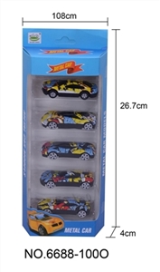 Slide eight graffiti alloy car - OBL754733