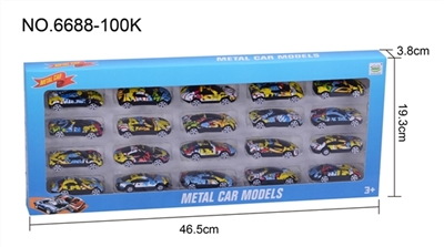 Slide eight graffiti alloy car - OBL754737