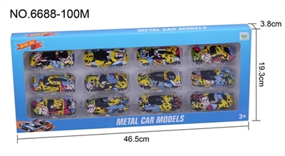 Six glide graffiti alloy car - OBL754747