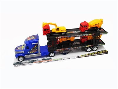 惯性拖头车拖4只工程车 - OBL754921