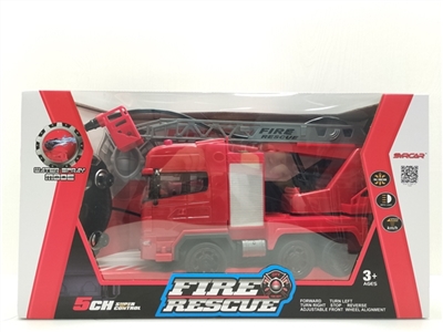 5通喷水消防车+灯光+声音（包电）配USB线 - OBL755679