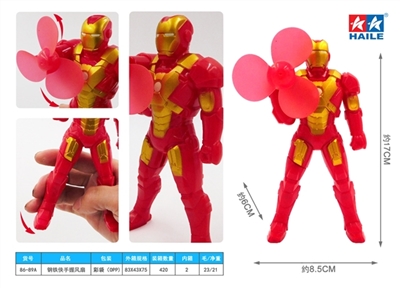 Iron man holding a fan (original package ABS) (1) only - OBL755795