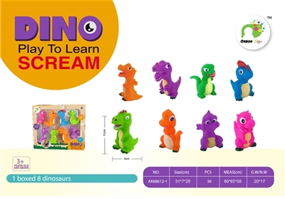 Cartoon dinosaur eight only - OBL755894