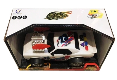 Dynamic white/yellow lights muscle car - OBL756113