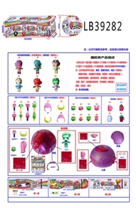 3.5 inch evade glue unicorn baby dolls 3 ball boxes simulation hair down - OBL756559