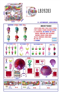 3.5 inch evade glue unicorn baby dolls 4 ball boxes simulation hair down - OBL756560