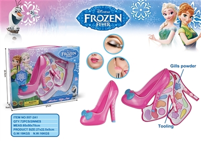 Ice and snow princess 2 slipper make-up box set on the second floor - OBL756779