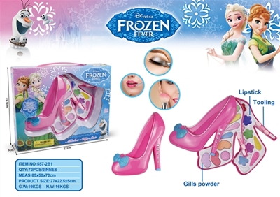 Ice and snow princess 2 slipper make-up box set on the second floor - OBL756780