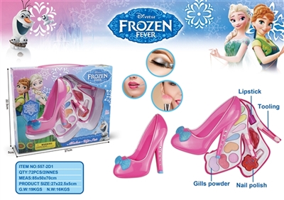 Ice and snow princess 2 slipper make-up box set on the second floor - OBL756782