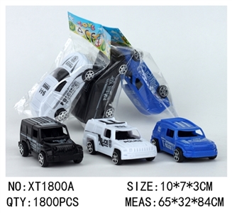 Solid color pad printing taxi a police car - OBL756884