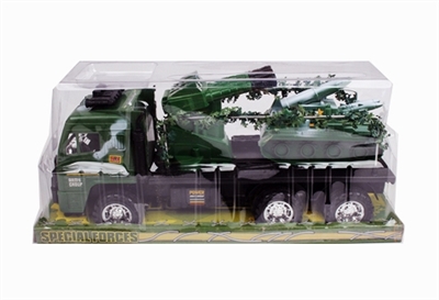 惯性军事拖头车带导弹1只坦克1只 - OBL756908