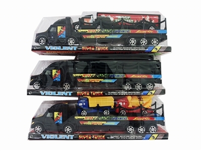 惯性拖栏带中工程车2只.货柜车1只.大水管5条 - OBL756919