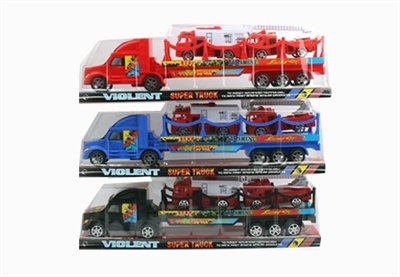 惯性拖栏带消防车2只 - OBL756925