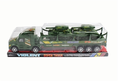 惯性军事拖栏带军事坦克2只 - OBL756961