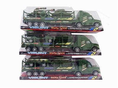 惯性军事拖栏带坦克.战炮.导弹车.装甲车 - OBL756963