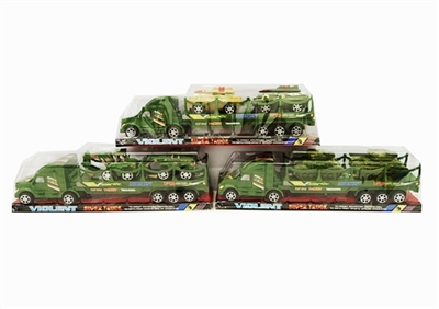 惯性军事拖栏带3款军事车 - OBL756965