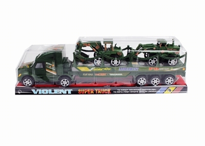 惯性军事拖栏带军事工程车2只 - OBL756966