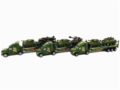 Sliding military drag bar with three military vehicle - OBL756975