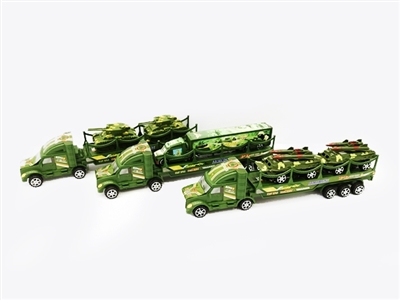 Sliding military drag bar with three military vehicle - OBL756977