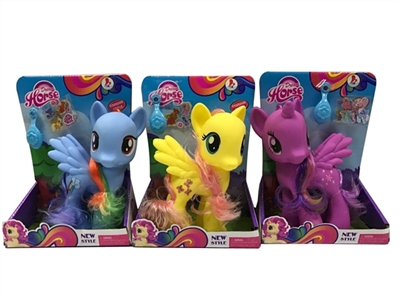 Three Ma Baoli evade glue large dream with comb horse stick with conventional horse - OBL757199