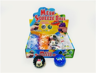 Cartoon of beads to vent the ball - OBL757397