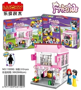 新版女孩子街景拼装积木 - OBL757424
