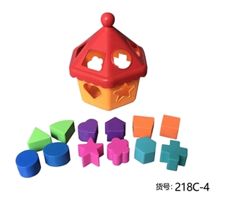 Educational building blocks to match/house - OBL757844