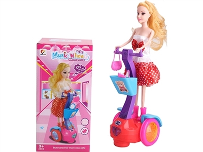 Electric universal barbie balanced car lights (music) - OBL757879