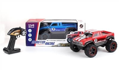 1:14PVC皮卡2.4G高速越野车 - OBL758087